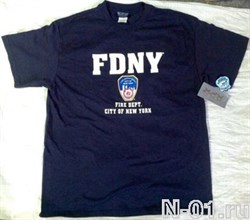 Футболка пожарная FDNY. Ширина плеч 53 см - фото 4985