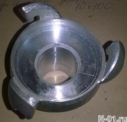 Головка соединительная металлическая ГР-50 "РОТ" (полугайка) на спортивный рукав, встречная к разветвлению (без кольца) (пожарно-прикладной спорт)