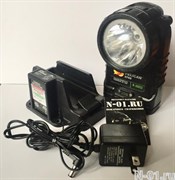 Индивидуальный светодиодный аккумуляторный пожарный фонарь PELICAN 3765 LED с зарядной базой