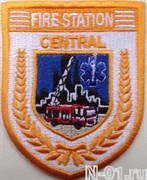 Нашивка пожарная "Fire station CENTRAL" (Сингапур)